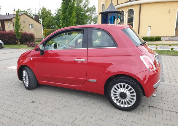 Fiat 500 cena 21900 przebieg: 110759, rok produkcji 2010 z Rzeszów małe 742